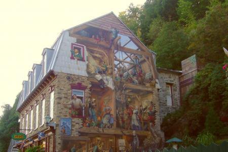 Fresque, place royale, Québec